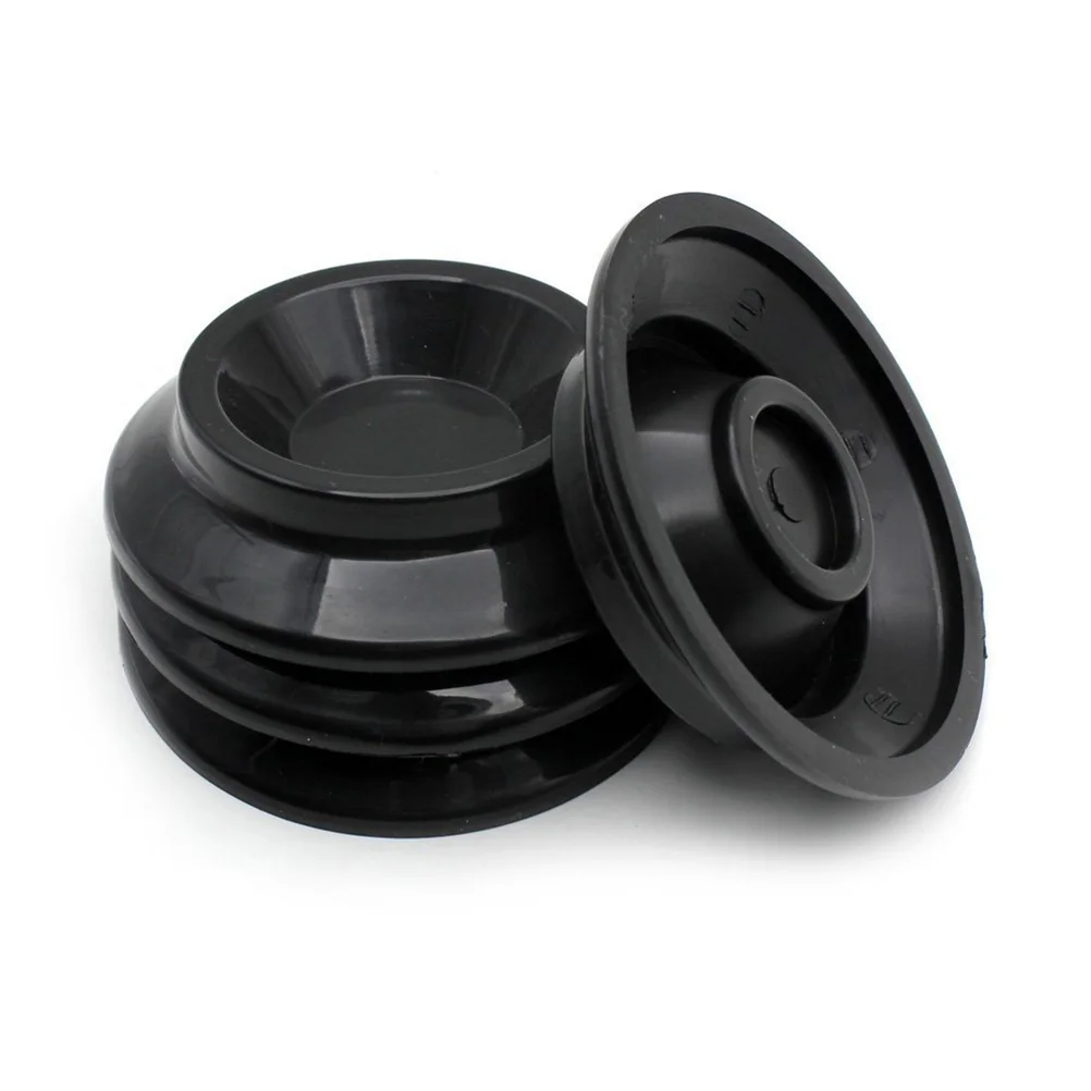 

8pcs Piano Foot Pads Non-slip Piano Mats Anti-noise Floor Protector for Upright Piano Legs (Black, Diameter in 8.7cm)