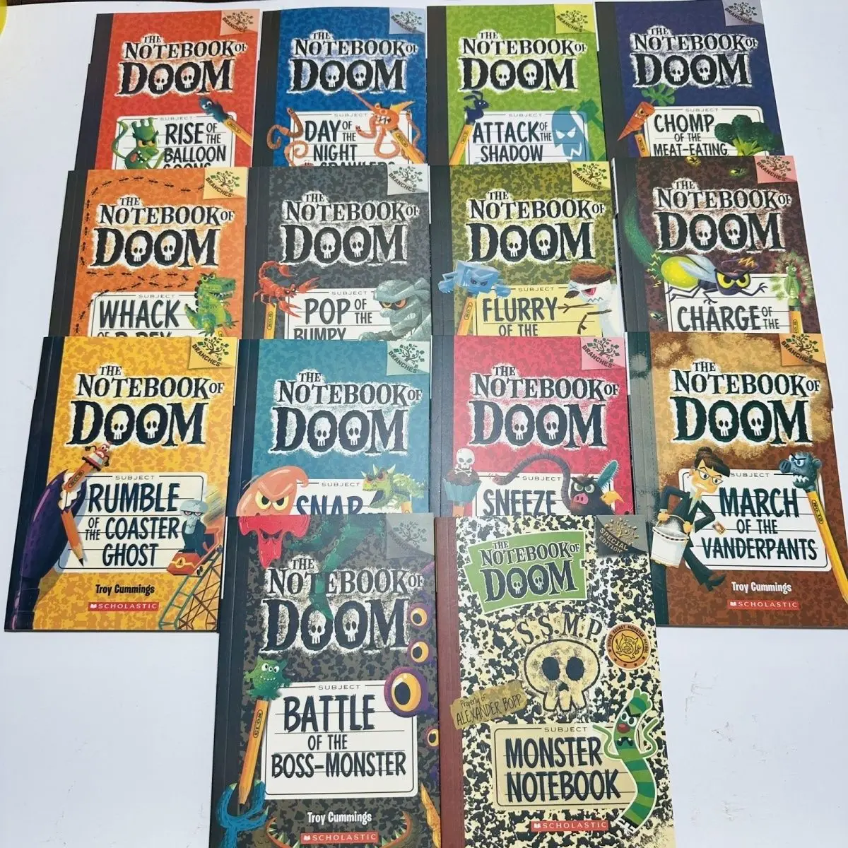 The notebook of doom branches14 volumes in series