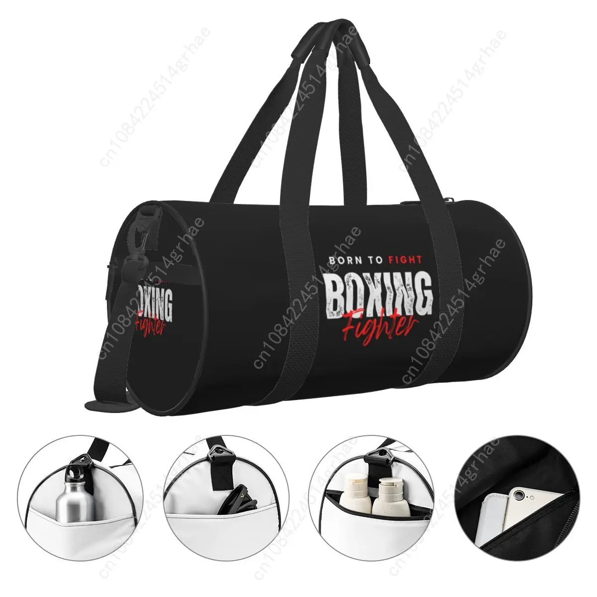 Picture 4: Boxing Kickboxing Gym Bag Martialarts Wrestling Training Sports Bags Male Female Large Novelty Fitness Bag Waterproof Handbags