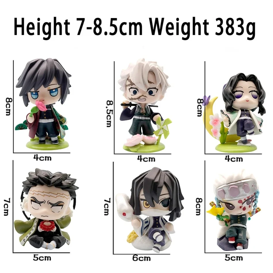 Figurka Tanjiro Kamado Nezuko Anime Cartoon Blind Box Kreatywna Personalizowana Kolekcjonerska Statuetka Model Ozdoba Prezent Niespodzianka