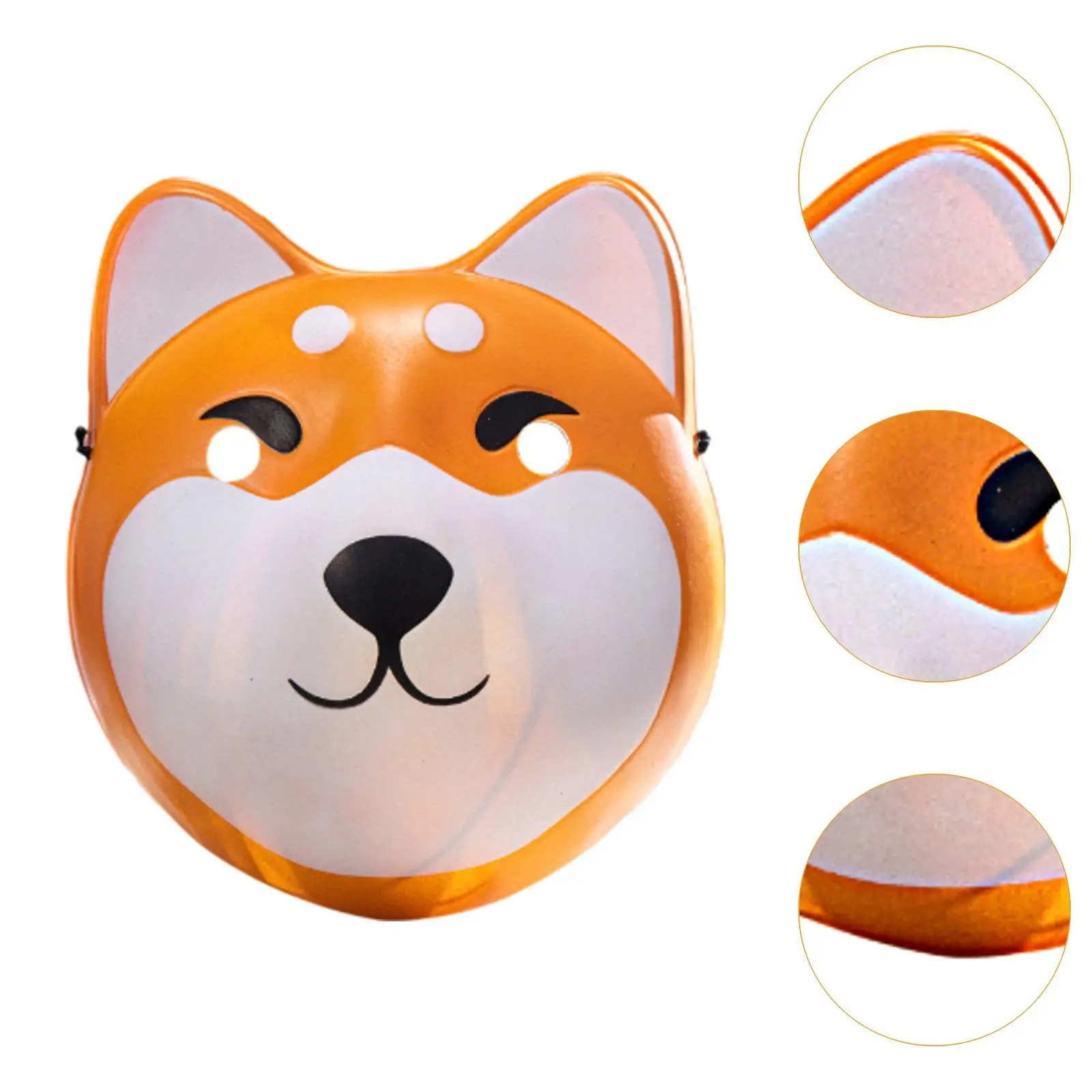 Maska Shiba Inu Cosplay mężczyźni kobiety zwierząt przebranie na karnawał maska ​​do odgrywania ról