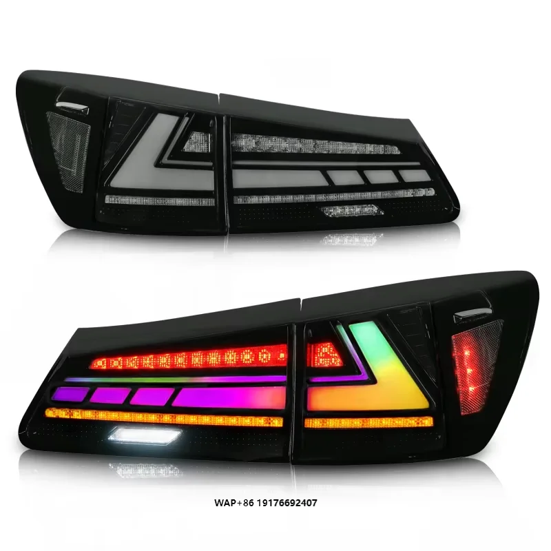 2006-2012  IS Series LED Tail Lamp RGB Design Plug Play High Quality 36W Cool White IS250 IS350 ISF Headlamp Modification