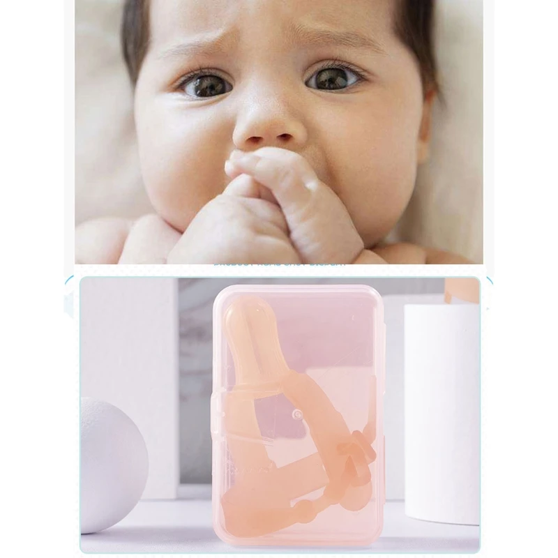 Children's Silicone Molar Finger Cots Anti-bite Hand Device for Infant Baby Toddler Sucking Need Maternal & Baby Product