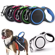3/5/8M Pet Dogs Extending Leash Durable Nylon Automatic Retractable Doggy Leash Leads