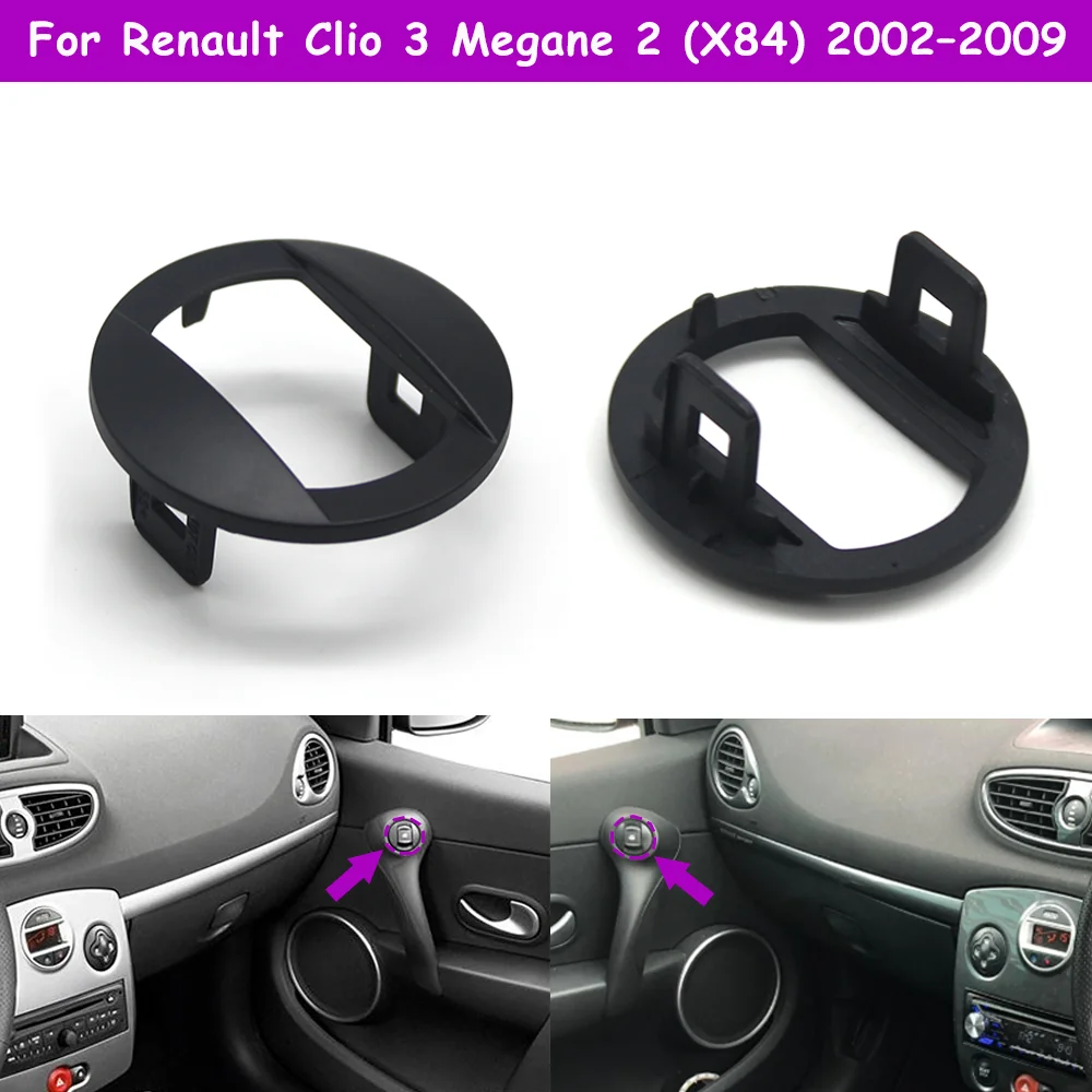 CLIO 3 Megane 2 (X84) LHD RHD Car Interior Passenger Door Small Window Lift Switch Panel Cover For Renault 2002-2009 7701475136