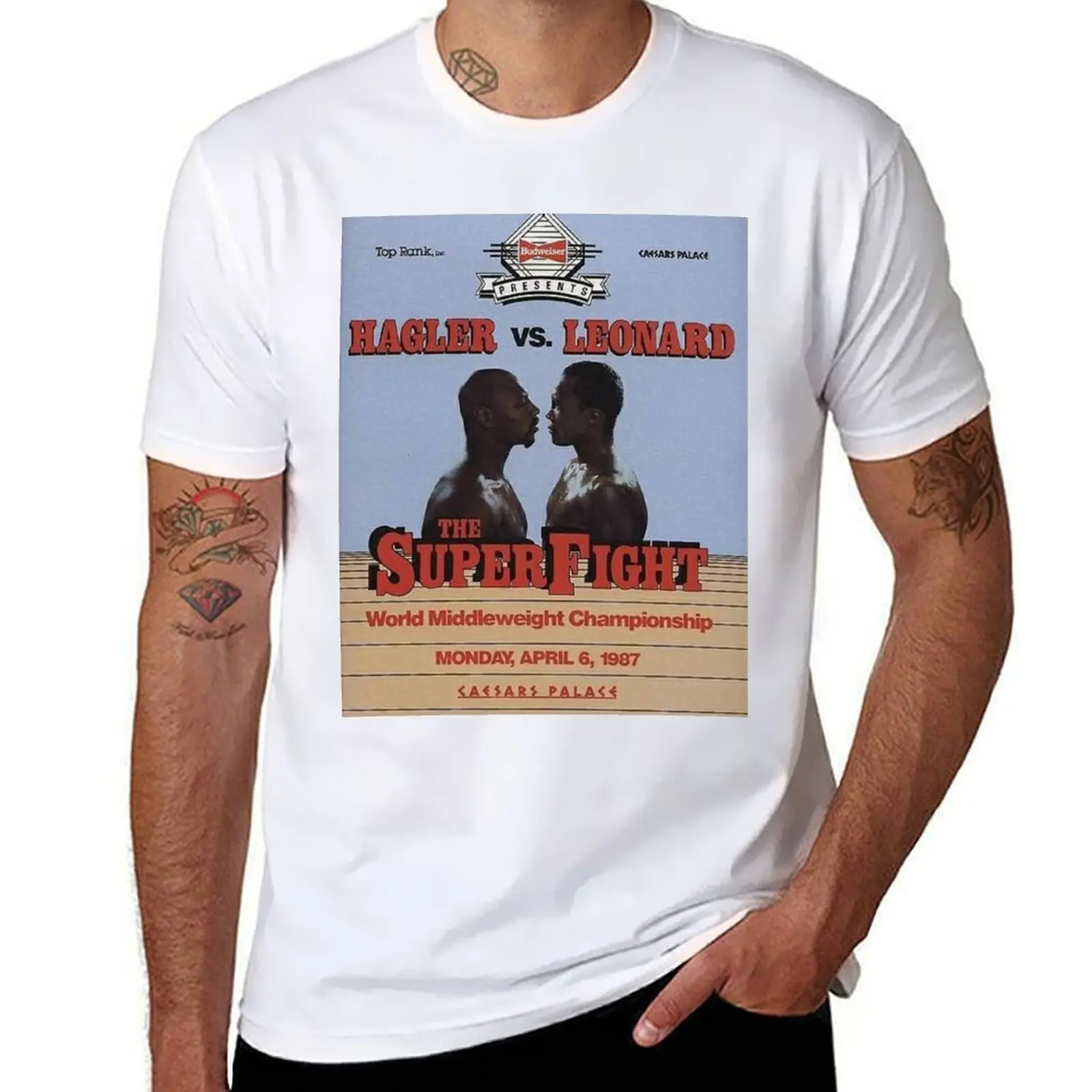 

Sugar Poster Leonard T-Shirt shirt Ray man shirt shirt t Marvin Hagler t vs casual cotton t man personalised