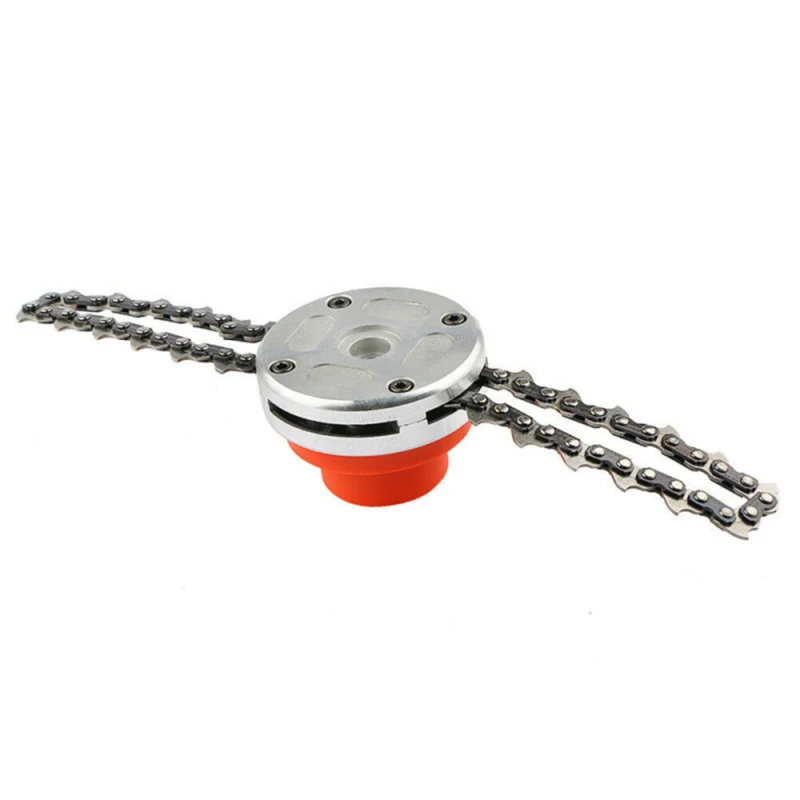 1/2PCS Universal Lawn Mower Chain Trimmer Head Chain Brushcutter for Trimmer Chain Type Blade Garden Grass Brush Cutter Chainsaw