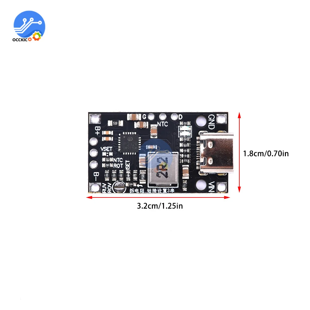 High-power Lithium Battery Pack Charging Board 3S BMS Boost Quick Charge QC 3.7V Polymer UAV Charging Module