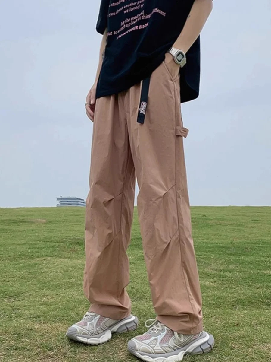 

Мужские рабочие брюки больших размеров 300 Pou, весенне-осенние, модные, в стиле парашютиста, американские ретро-брюки, повседневные длинные брюки