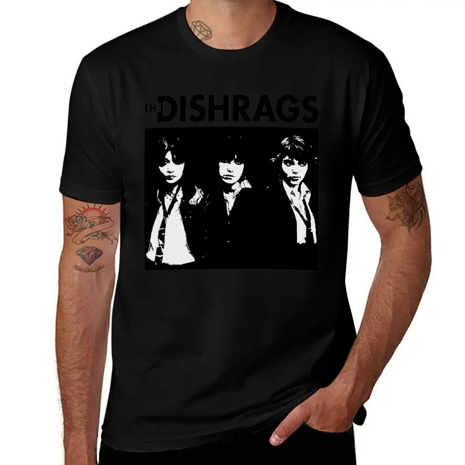 

The Dishrags Canadian all-female punk rock band T-Shirt t shirts for man slim fit cotton t shirts man 100% T-Shirt