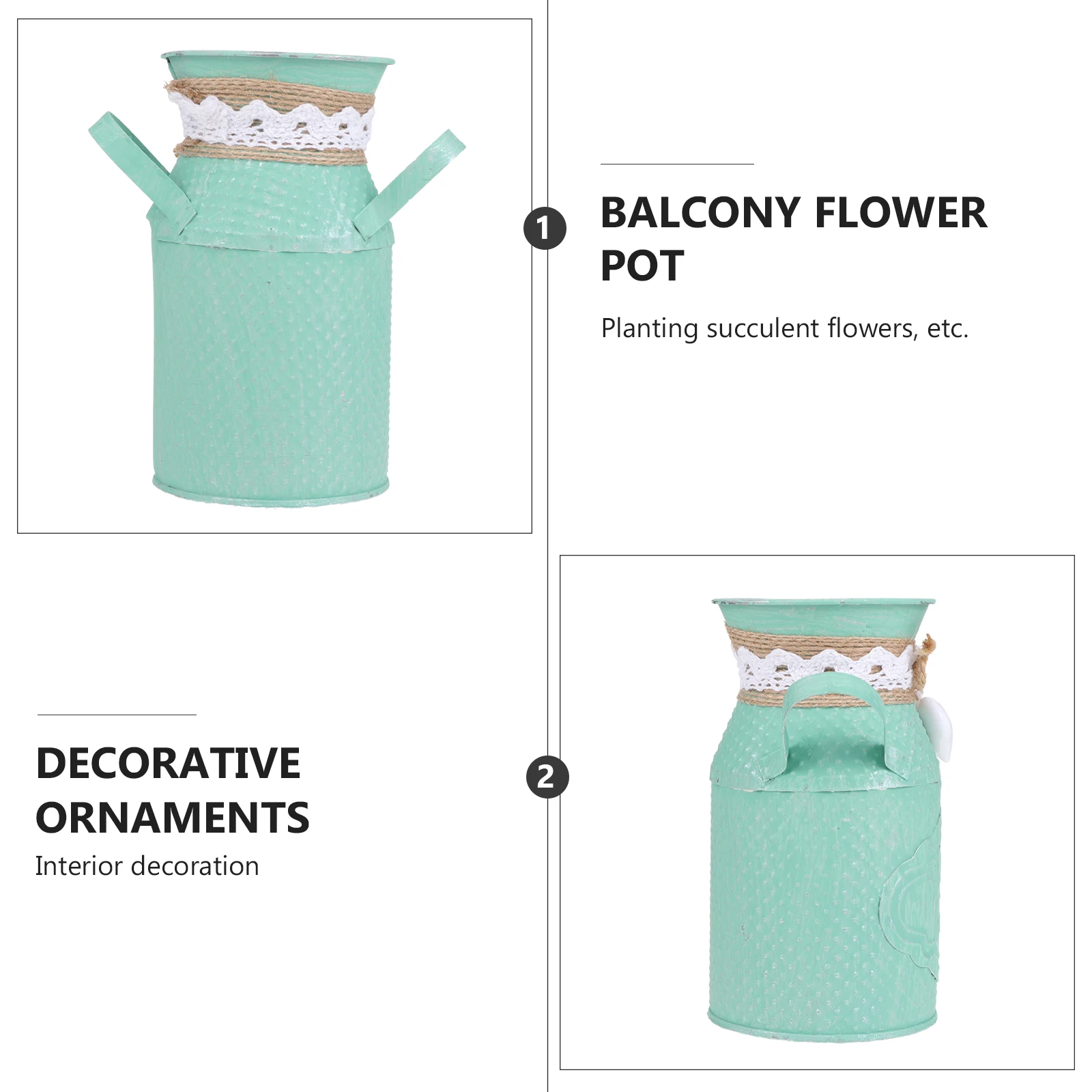 

Metal Succulent Flowerpot Modern Desktop Planter Chic Home Decor For Indoor Outdoor Gardening Mini Bonsai Container Household