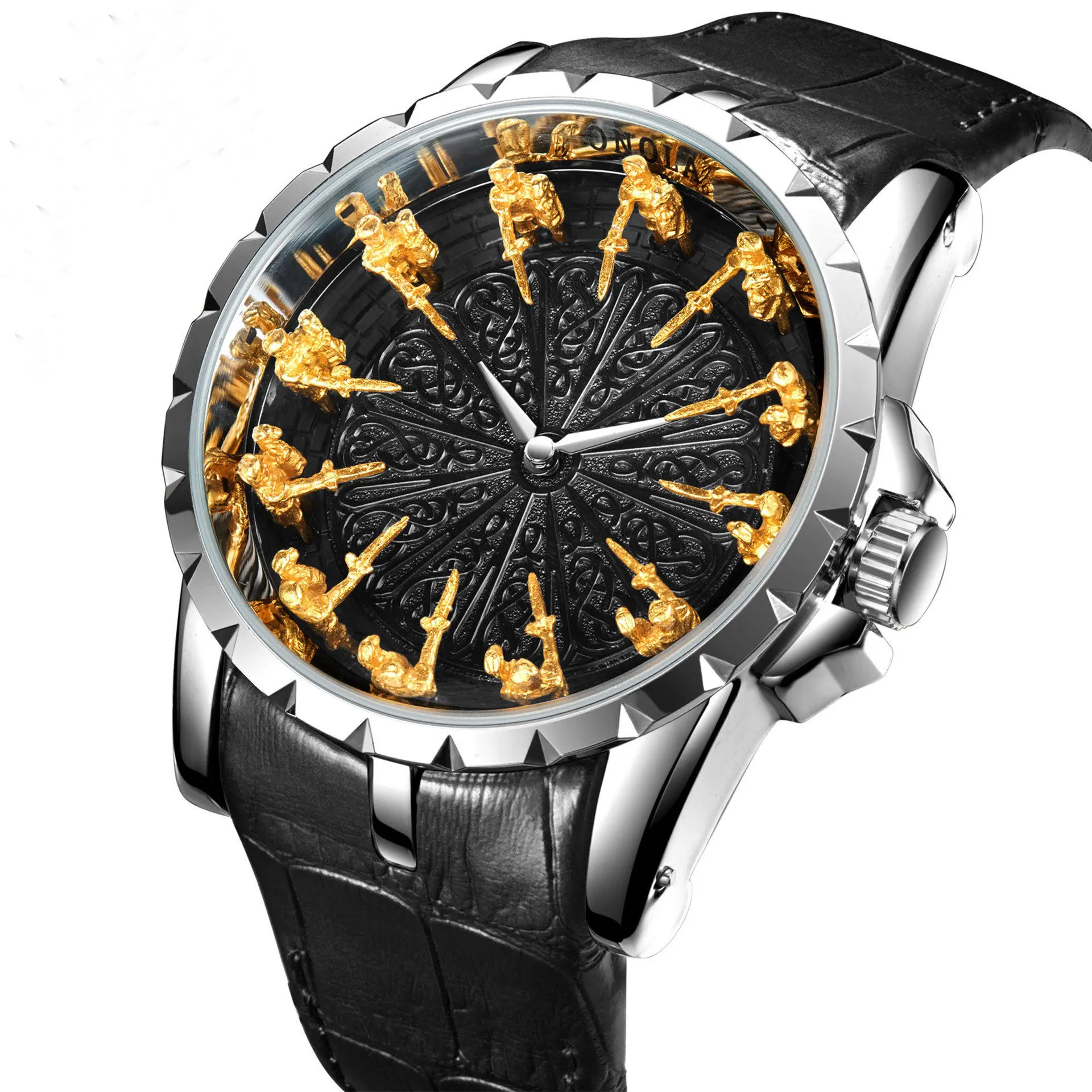 Men Watch Luxury Brand High end Middle Ancient Personality Classic Trend Waterproof Leather Male Fashion Quartz Clock Watches - Image 2
