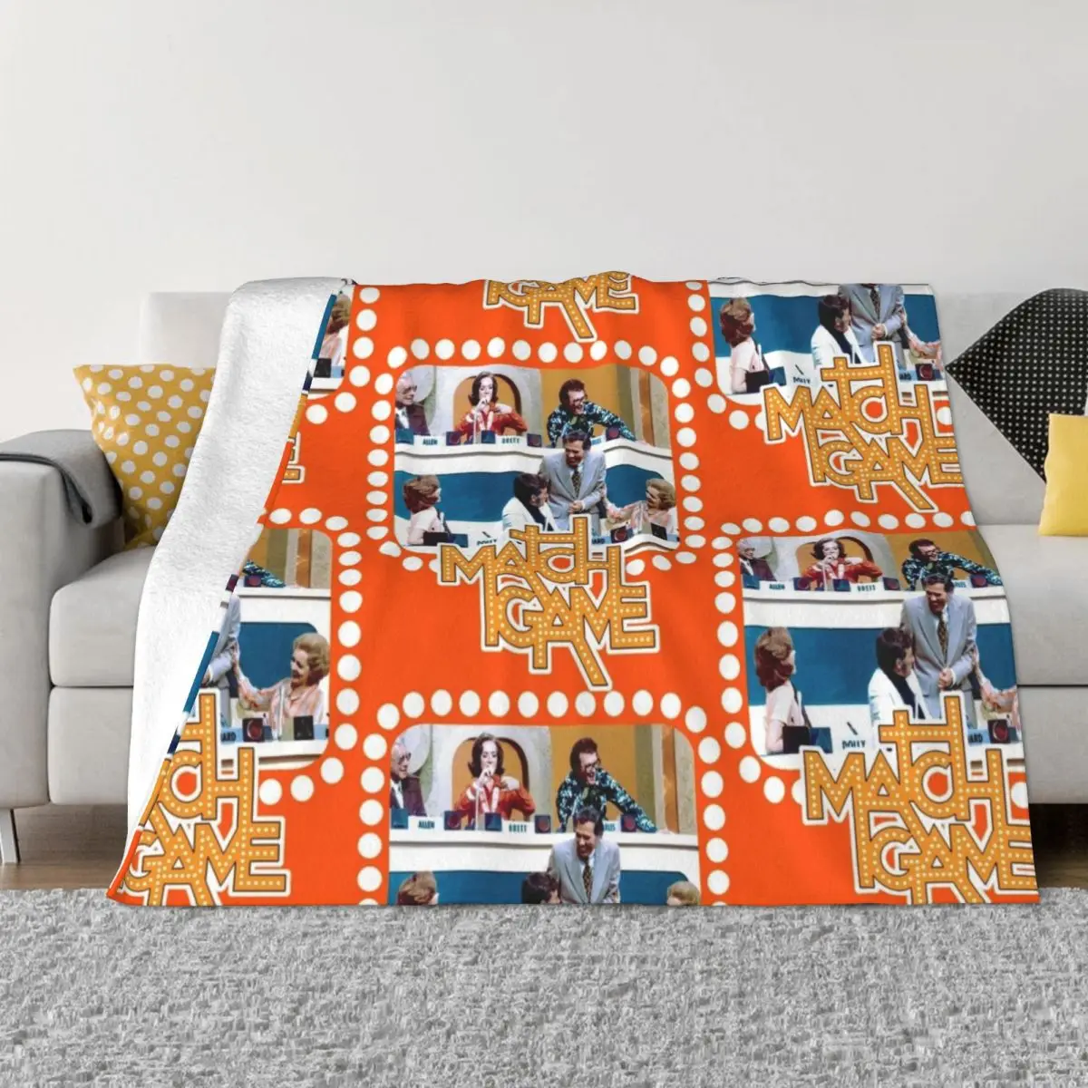 

Match Game cast tribute Throw Blanket Sofa Quilt Plush Tourist bed plaid Blankets