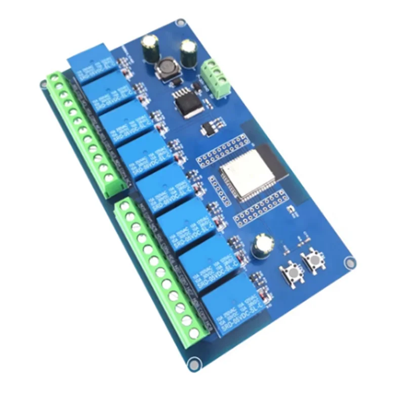 Zuverlässiges DC 5–30 V Netzteil ESP32 WIFI Bluetooth Moduel BLE Acht-Wege-Relais ESP32-WROOM Sekundärentwicklungsboard