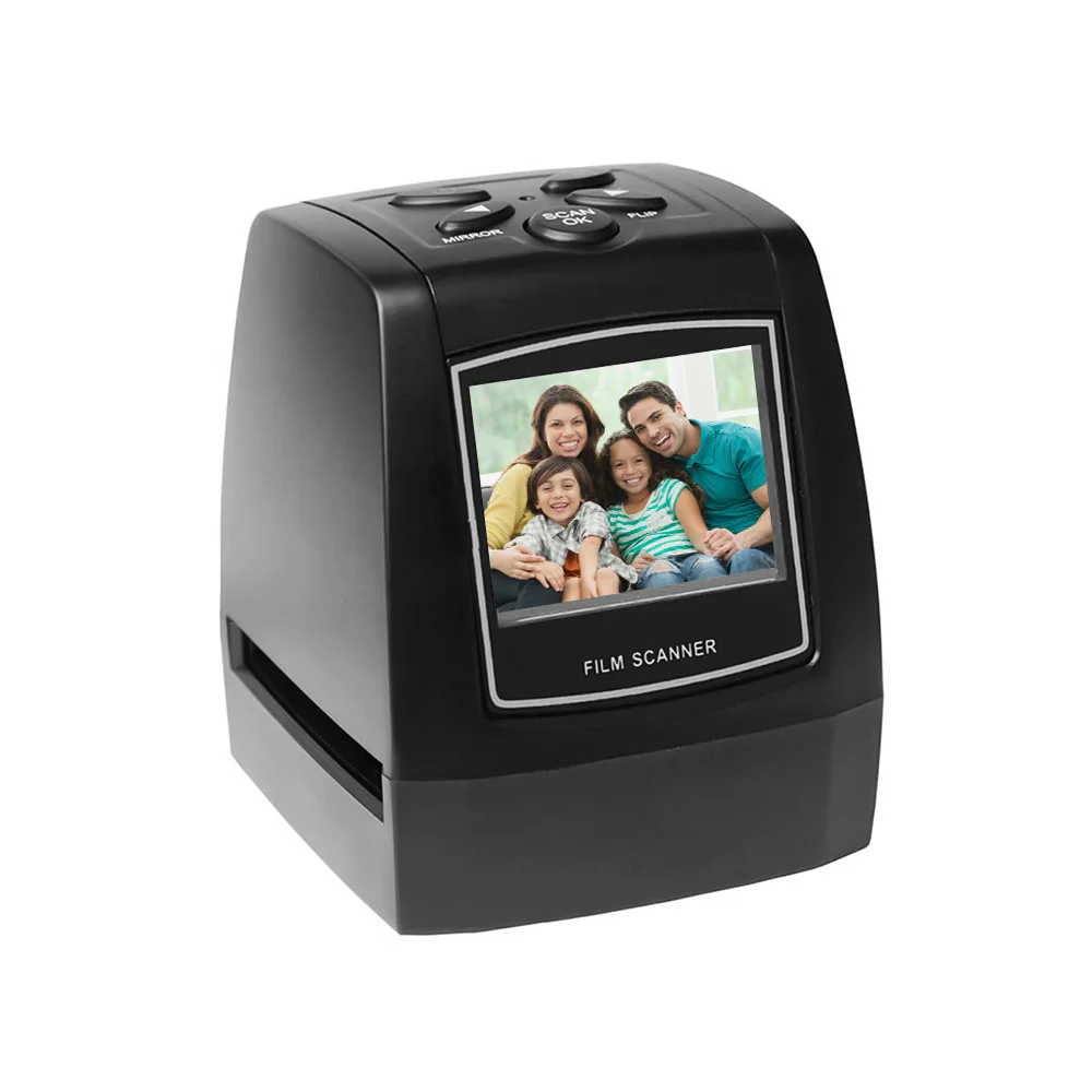 

New Protable Negative Film Scanner 35/135mm Slide Film Converter Photo Digital Image Viewer with 2.4" LCD Build-in Editing