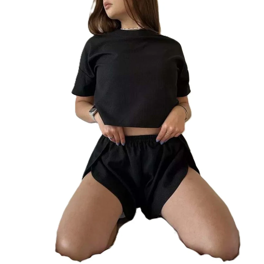 For Bedtime For Casual Indoor M Women Pajama Set Four Season Pajamas For Women Pajama Set Solid Color Loungewear Soft Touch 4