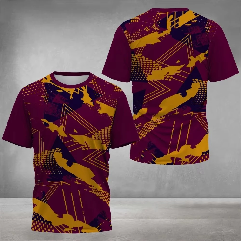 Camiseta para hombre con estampado novedoso, camiseta de tenis de verano, Camiseta deportiva Unisex, ropa transpirable de manga corta con cuello redondo, camisetas de Fitness ﻿