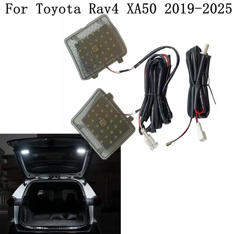 Fit For Toyota RAV4 2019-2025 xa50 LED Car Trunk Light Luggage Trunk Top Lamp Tailgate Lights Suitcase Dome