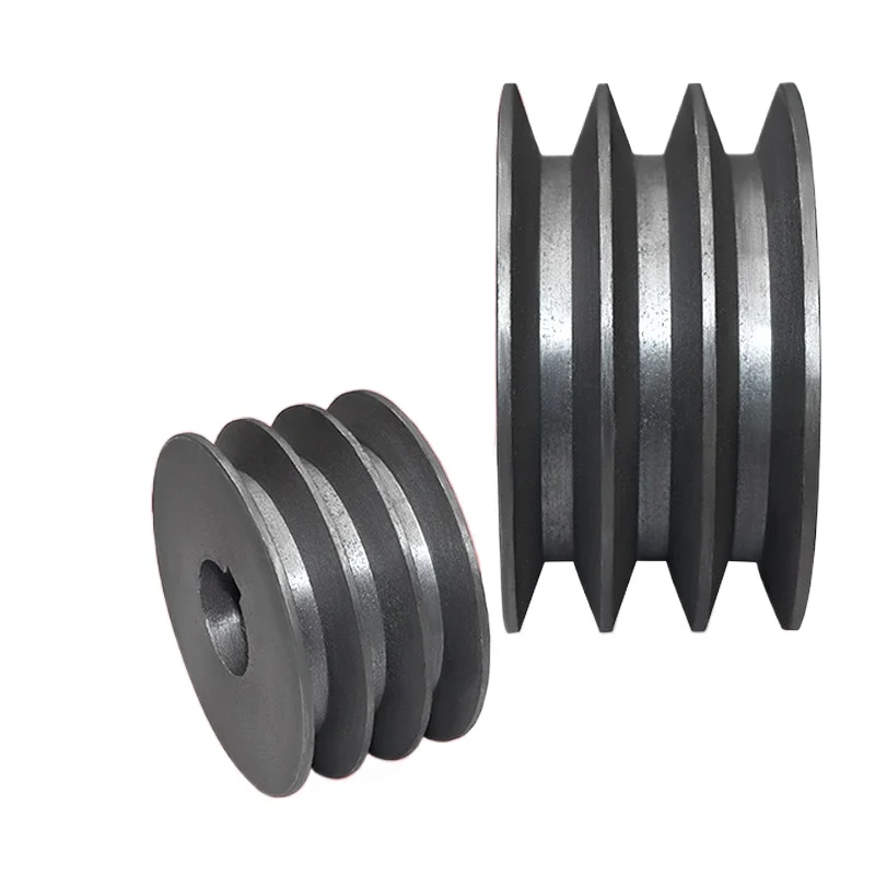 A Type V-Belt Pulley 3 Slot Pulley Dia 80mm 90mm 100mm 110mm 3 Groove Triple Groove A Section Pulley Cast Iron for Motor 1pcs