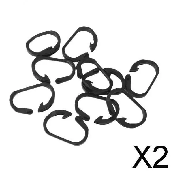 2-5pack 10pcs Outdoor Camping Hiking Tent Connect Buckle Carabiners Hook