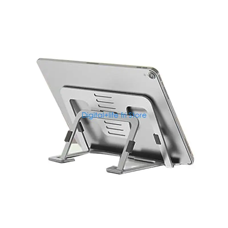 E06D Foldable Tablet Bracket Stand Foldable Hollowed Notebook Holder for 7-13inches