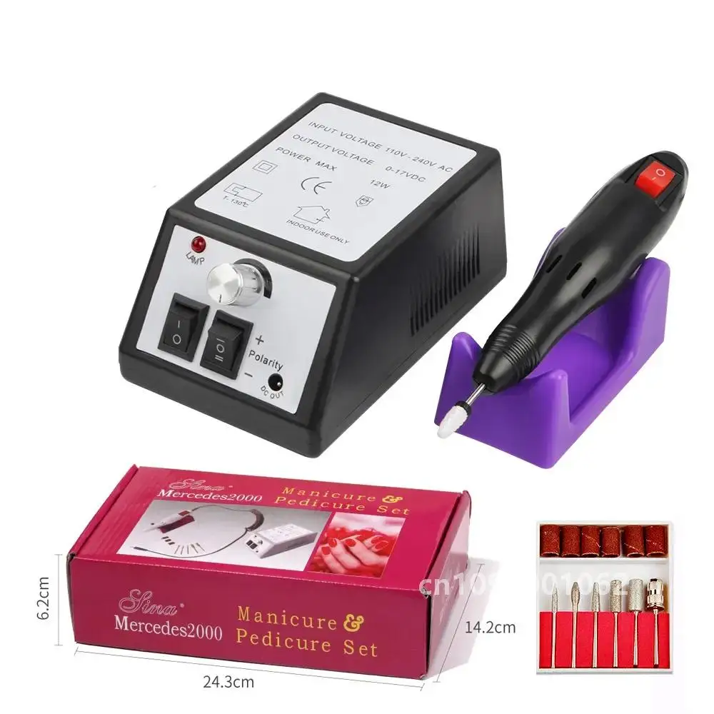 Electric Nail Drill Machine Professional Manicure Drill Machine Set Gel File Nail Tool Lathe Sander Nail Remove Cuticle Polish