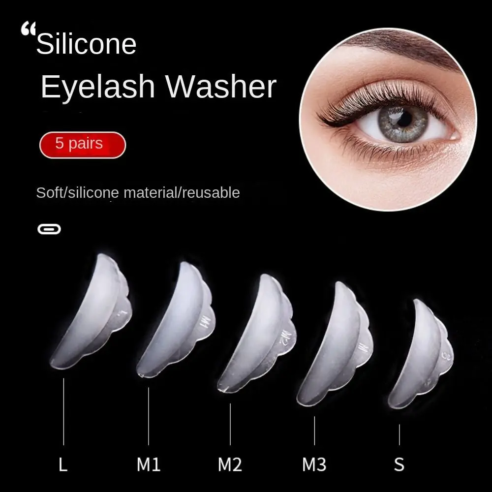10 pz Silicone Ciglia Perming Pad Laminazione Pad Estensione Ciglia Spessori Ciglia Riutilizzabili Ciglia Perming Bigodino Aste