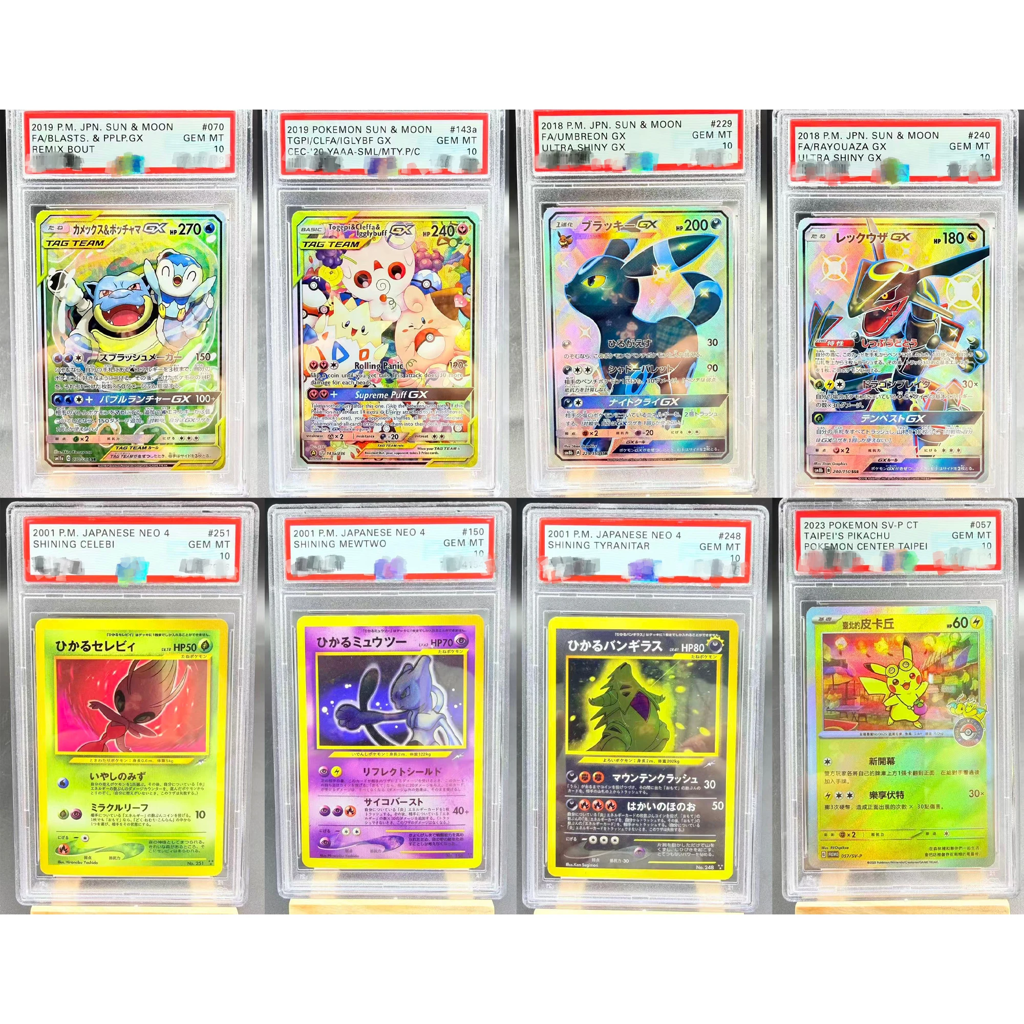 

Коллекционная карта PTCG DIY: Японская версия Umbreon, Rayquaza, Tyranitar, Mewtwo — Классическая аниме-карта, подарок, игрушка