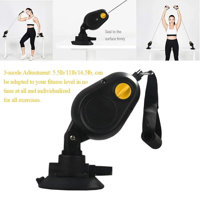 Fitness Pull Rope Trainer With Suction Cups Chest Expander Muscle Arm Training Exercise Bands Portable Gym Resistance Bands