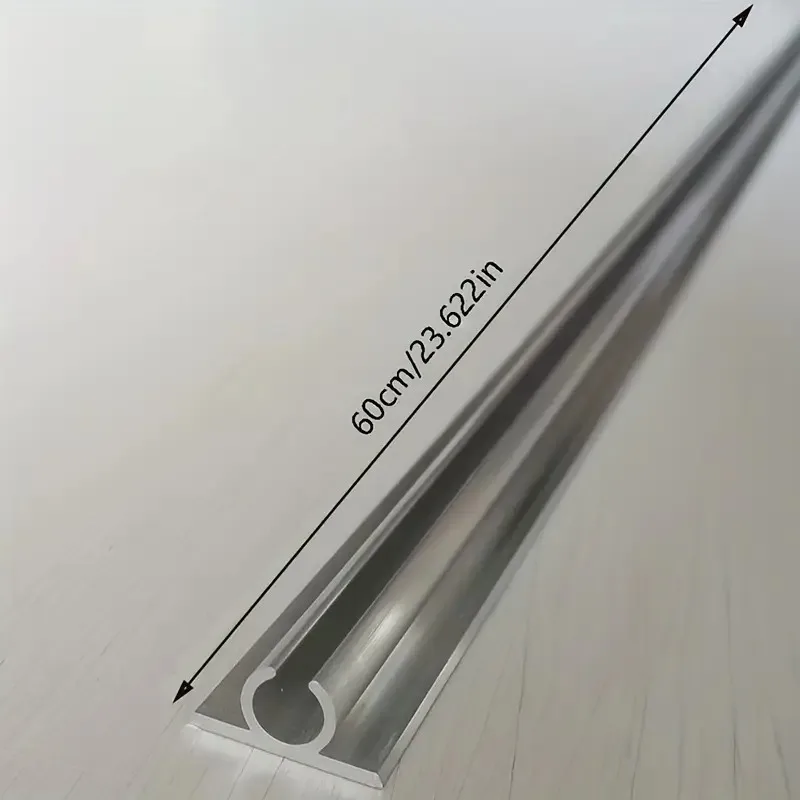 متنقل قافلة المظلة السكك الحديدية C قناة 6X60 سنتيمتر شرائط الألومنيوم المظلة السكك الحديدية مجموعة العالمي للمعسكر أو القوافل