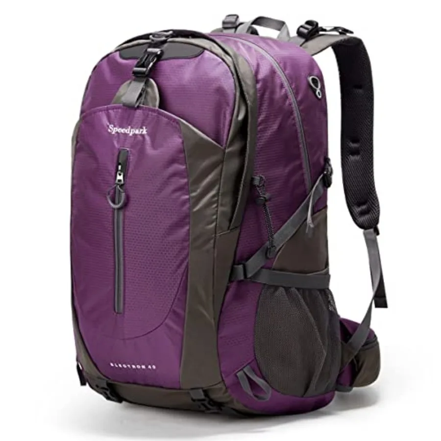 

Hiking Backpack 40L Waterproof Hiking Daypack with Rain Cover, Outdoor Trekking Travel Backpacks for Men Women