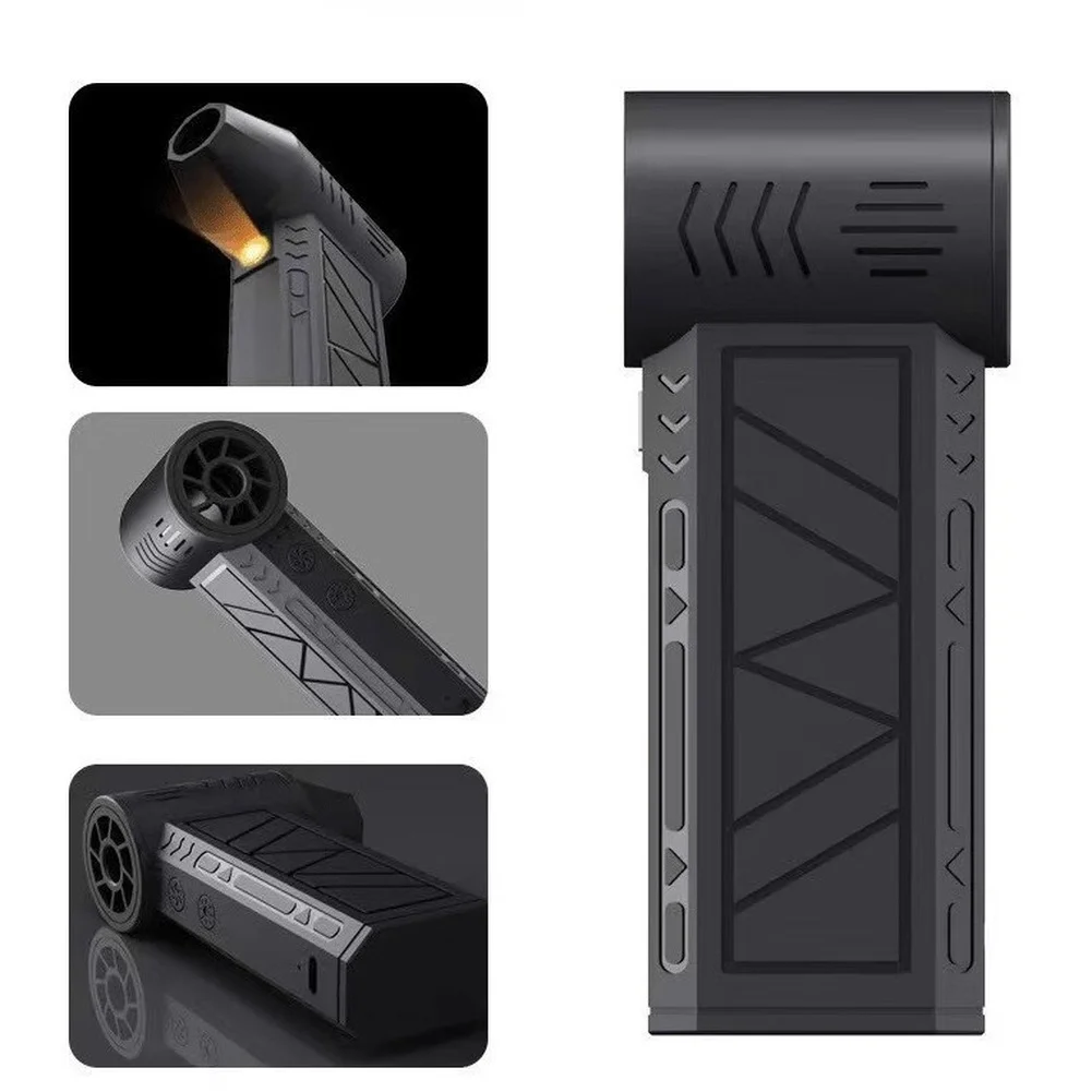 1 PC Nieuwe Fan Sterke Draagbare Power Handheld DustStorm Bron Turbo Jetfan LED Borstelloze Fan Vacuüm Dust Cleaner Blower