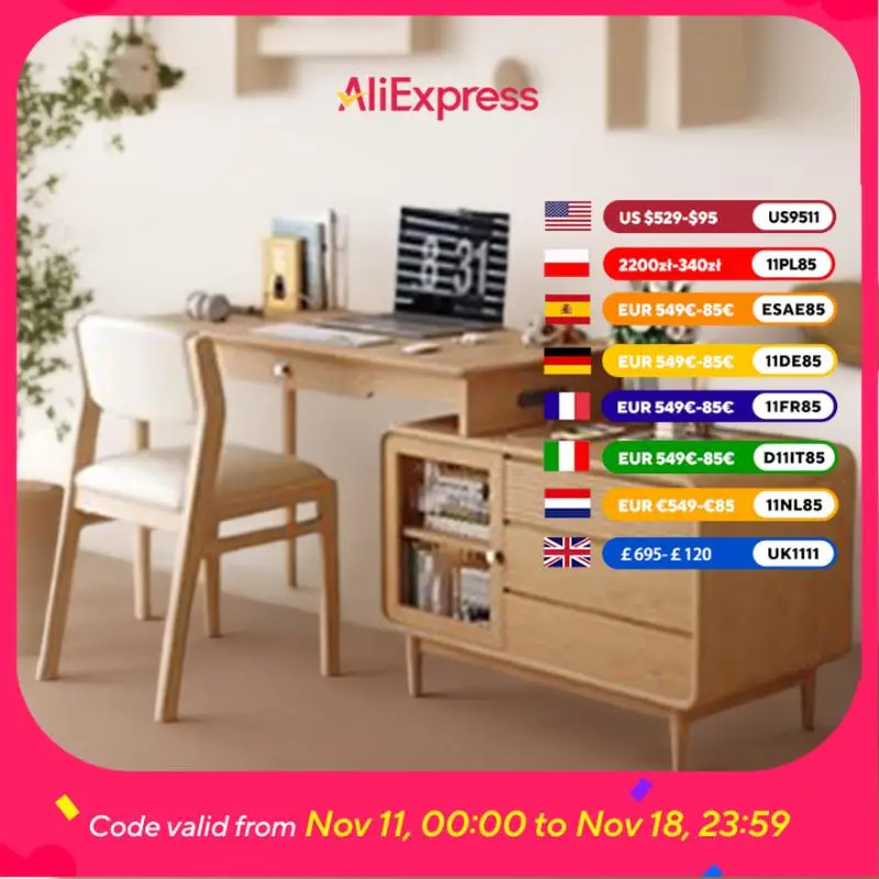 

Gaming Office Computer Table Study Home Storage Writing Wooden Study Computer Desks Side Drawers Biurka Komputerowe Furniture