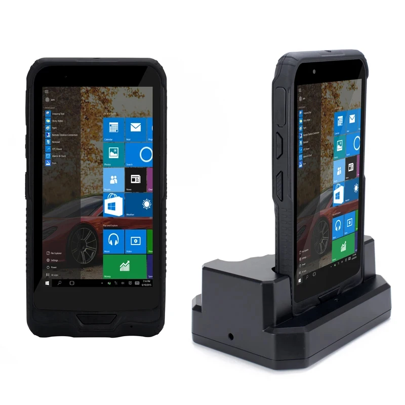 All In One Windows PDA 5.98 Inch Touch Screen Bluetooth Wifi 4G Barcode Scanner NFC Reader Z8350