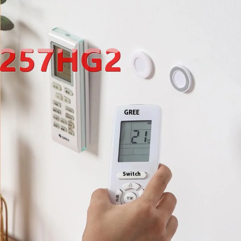 تخزين منزلي خطاف مغناطيسي مثبت على الحائط جهاز تحكم عن بعد مغناطيسي قوي غير مرئي ملصق ثلاجة مفتاح