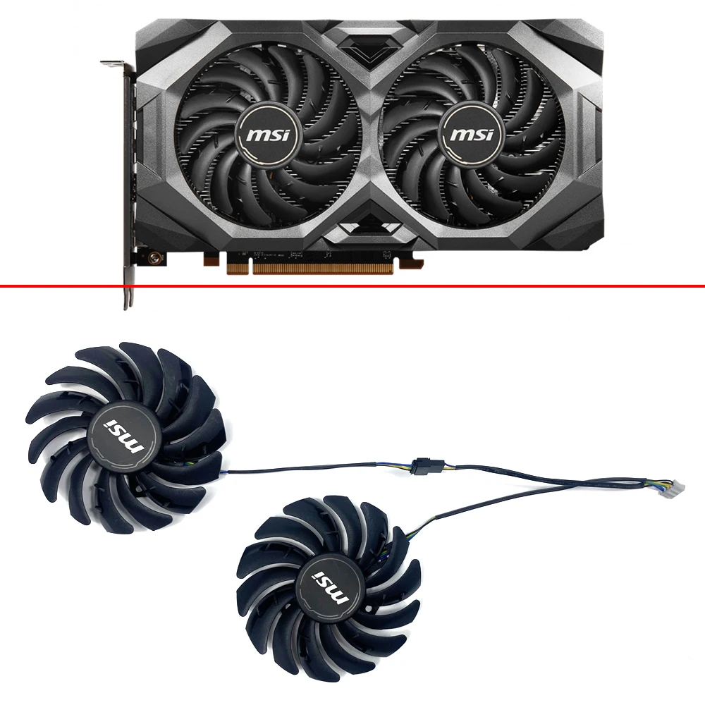 Wentylator chłodzący 87MM PLD09210S12HH 4Pin RX5600 RX5700 wentylator chłodnicy dla MSI RADEON RX 5600 5700 XT MECH OC karta wideo wentylator GPU
