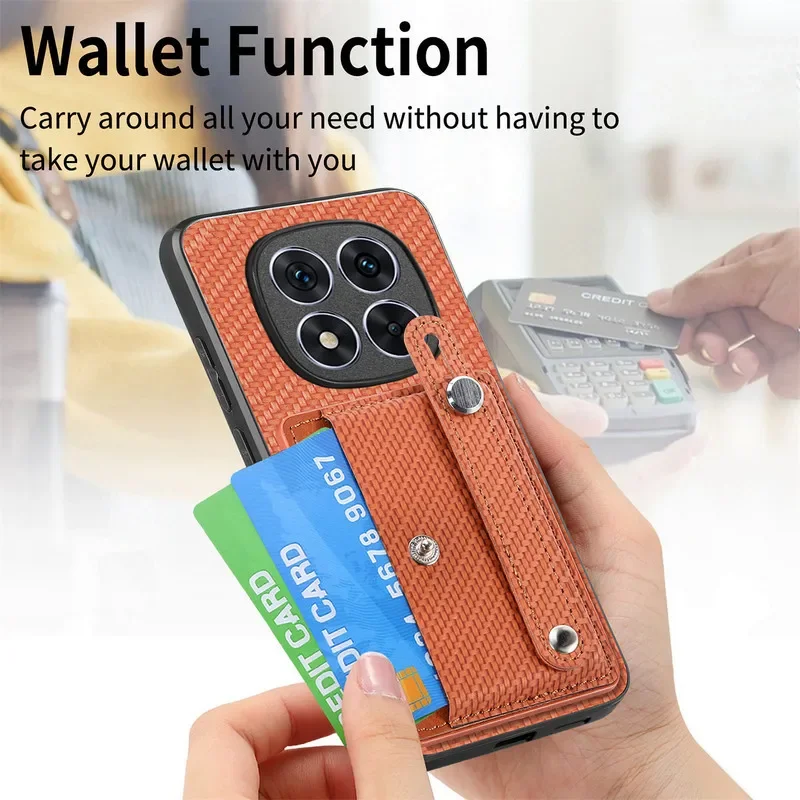 حافظة لهاتف Xiaomi Redmi Note 14 Pro Plus 5G غطاء خلفي من الجلد لهاتف Poco F8 Ultra F 8 X7 F7 Pro Etui Note 14 15 Pro + Funda