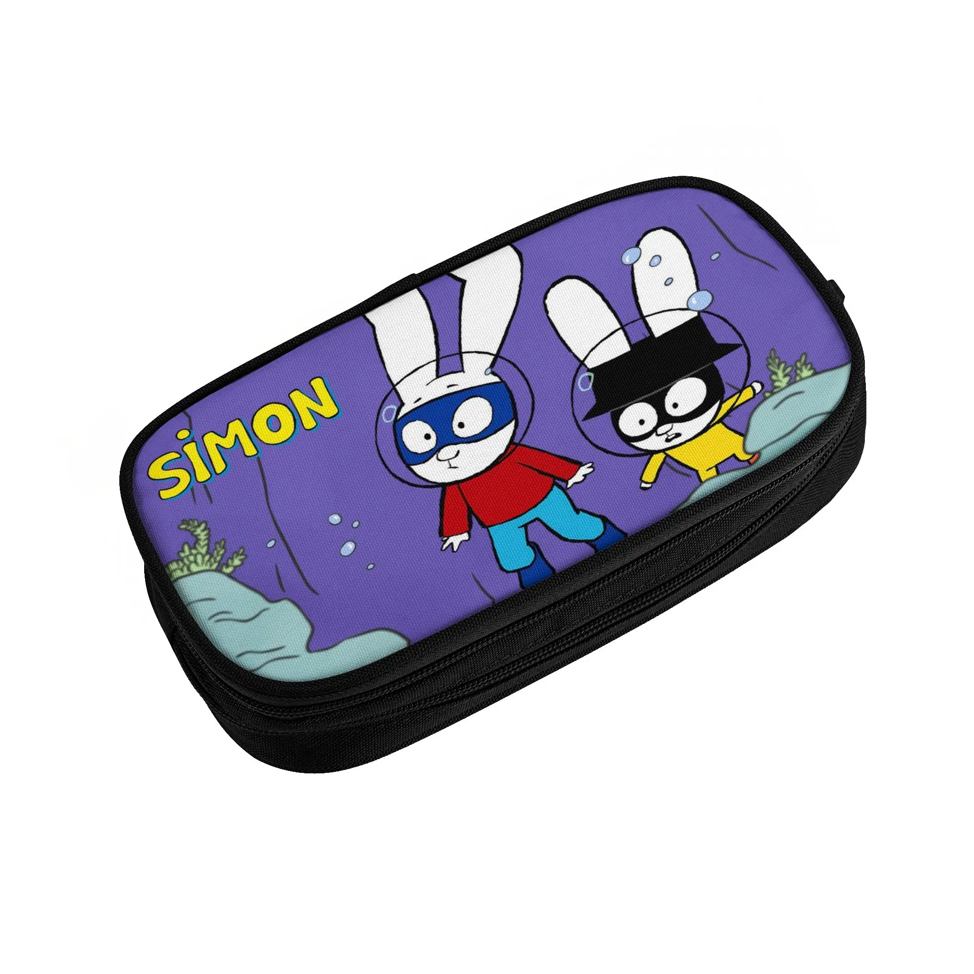 Simon Super Rabbit Pencil Cases Classic   Pen Bag Kids Big Capacity School Supplies Gift Pencilcases