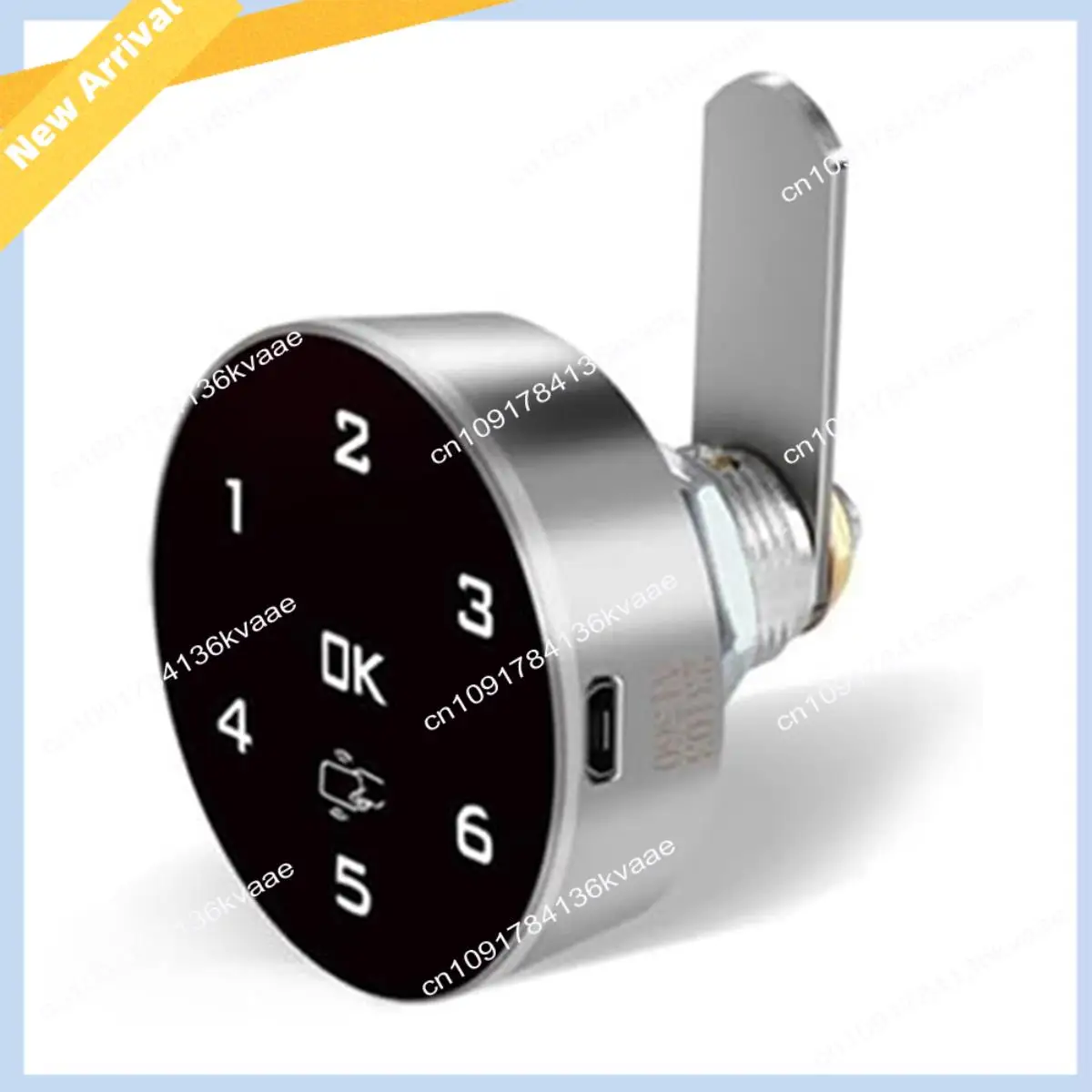 M01K Elektronisches Schließfach-Schrank-Zahlenschloss, intelligentes elektronisches Schrankschloss, schlüsselloses Türschloss, mit zwei Entriegelungsmethoden