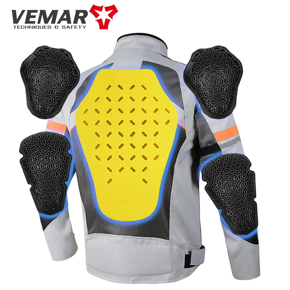 

VEMAR Motorcycle Jacket Insert Protective Pads Anti-fall Motocross Jacket Back Protective Pads Motorbike Jacket Protective Pads