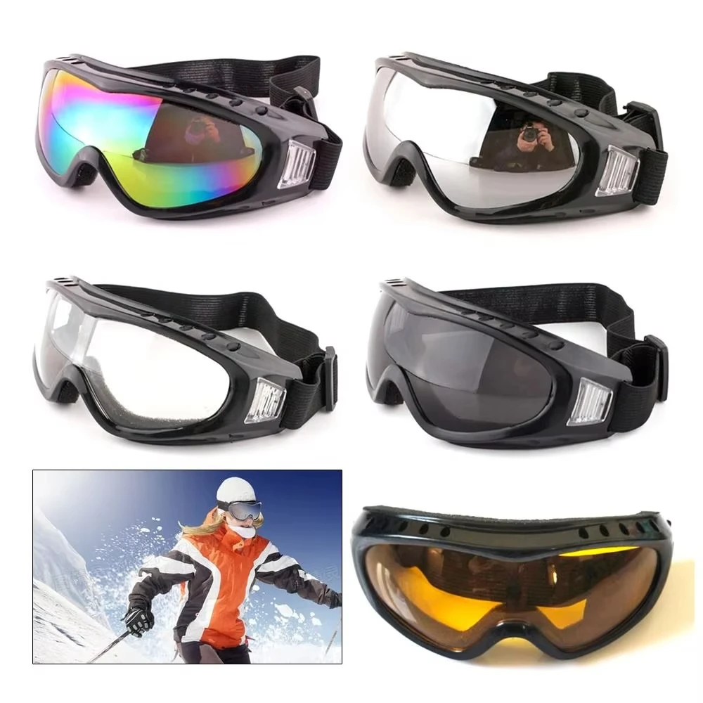 DIZETION Protective Dustproof Lens Frame Outdoor Sports Children Ski Goggles Kid Eyewear Glasses Snowboard Moto Cycling