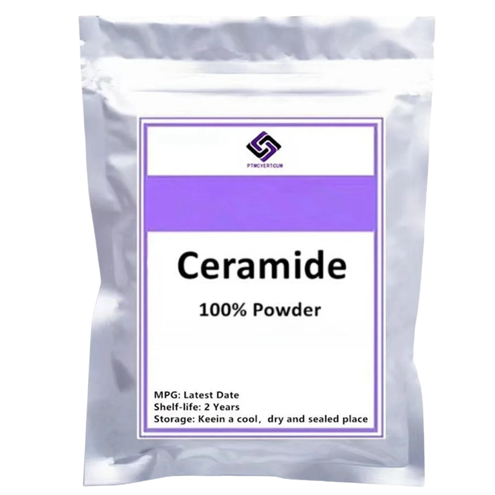 50g-1000g 99% Ceramide Powder Skin Whitening Ceramide Powder,Cers,Maintain Skin Barrier,Moisturize,Anti-Aging,Wrinkle Removing