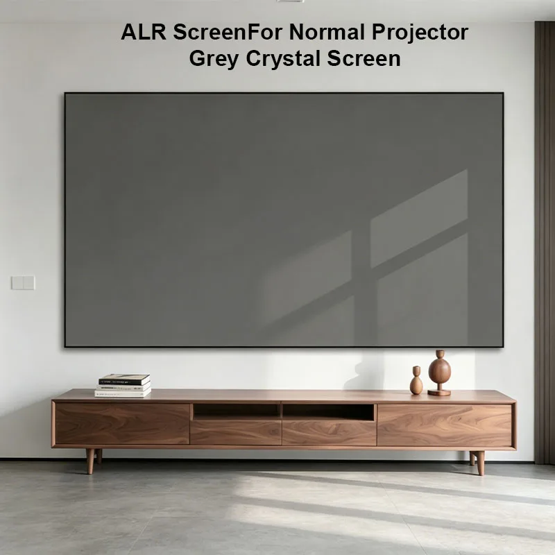 

Проекционный экран 2026 Grey Crystal ALR с отсеканием внешнего света, ультратонкая рамка 1 см, фиксированная рамка, 4K/8K, для домашнего кинотеатра