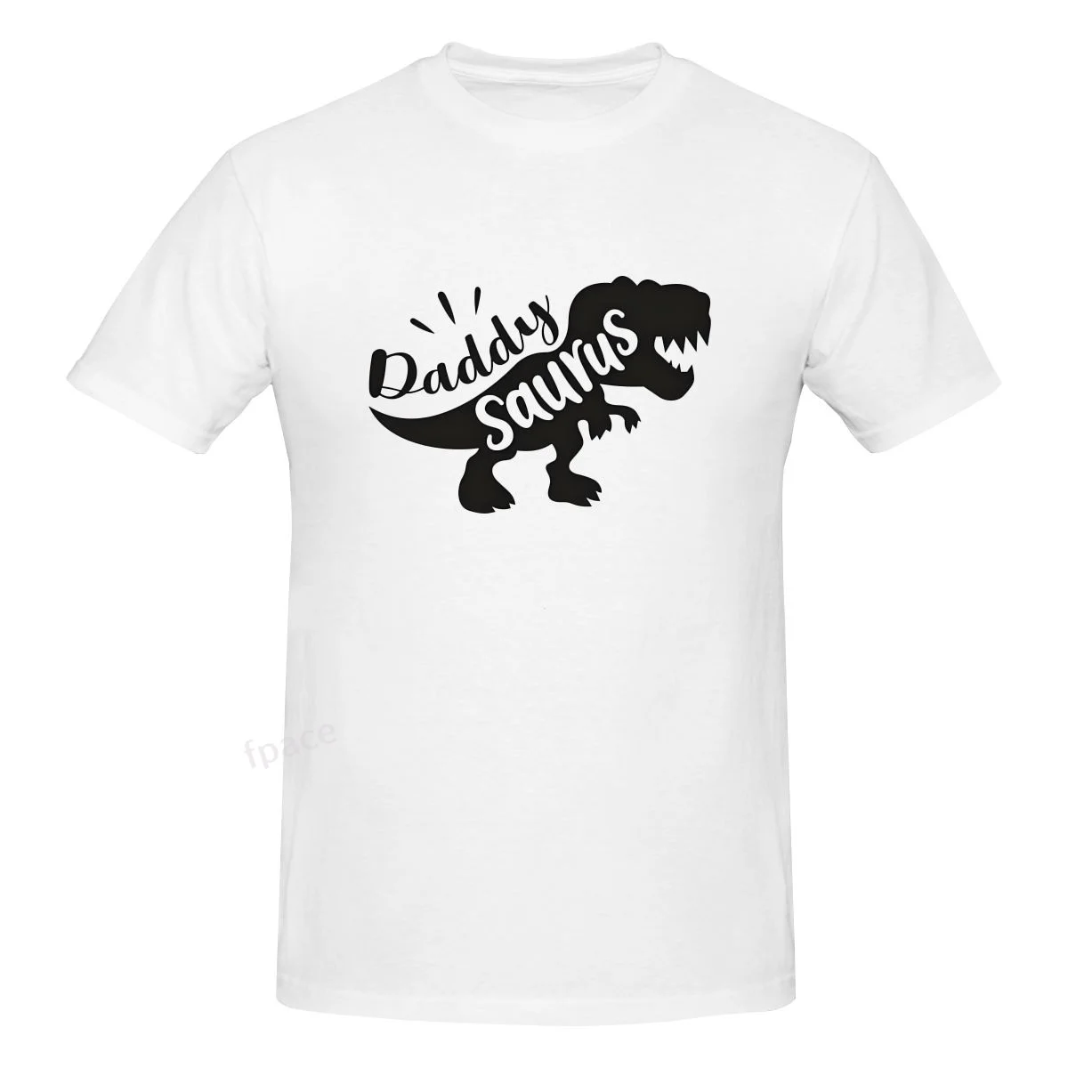 

DADDY SAURUS Casual Cotton Summer Men Clothing Tops Men's Basic Short Sleeve T-Shirt