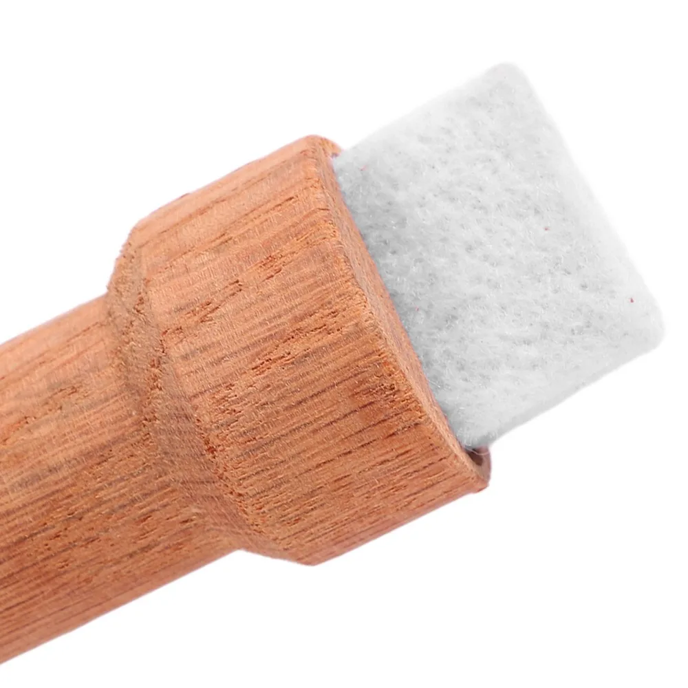 Wood+High Density Felt Guitar Cleaning Brush Wood Handle Wood Color String Cleaning Tool Fretboard Dust Cleaner