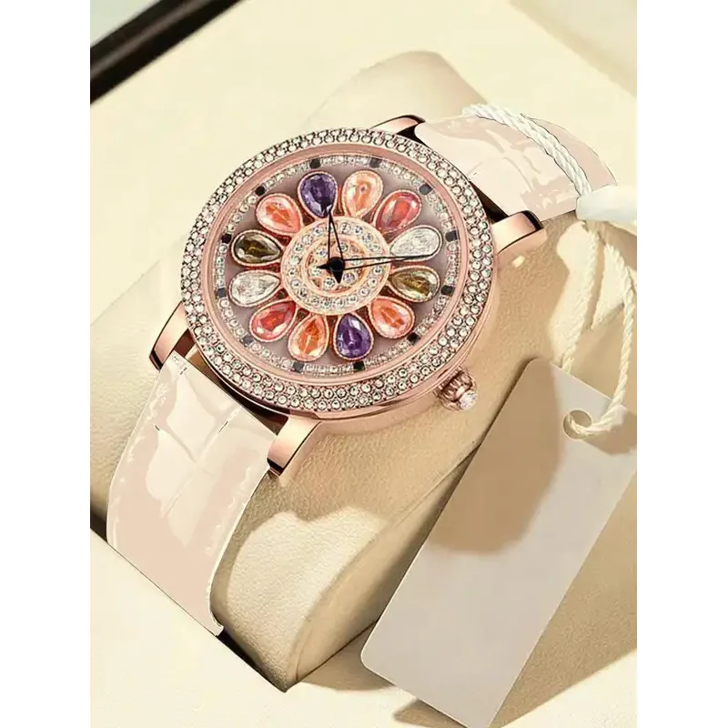 New women quartz watch fashion elegant rotating small dial exquisite casual limited edition ladies quartz wrist watches