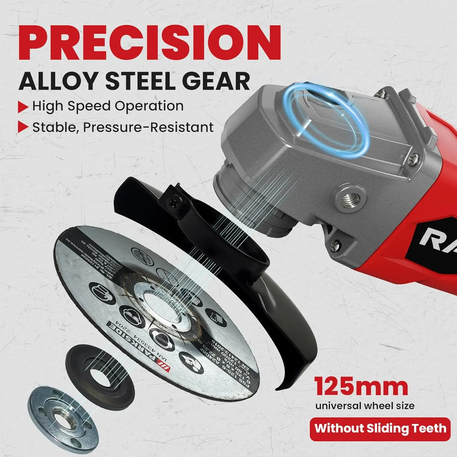 Milwaukee 125 мм аккумуляторный полировальный станок для резки, бесщеточный угловой шлифовальный станок, электроинструменты с аккумулятором для полировки металла, дерева