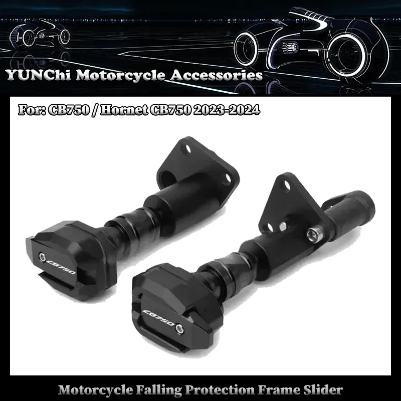 

Motorcycle Falling Protection Frame Slider Fairing Guard Crash Protector For HONDA CB750 / Hornet CB750 2023-2024