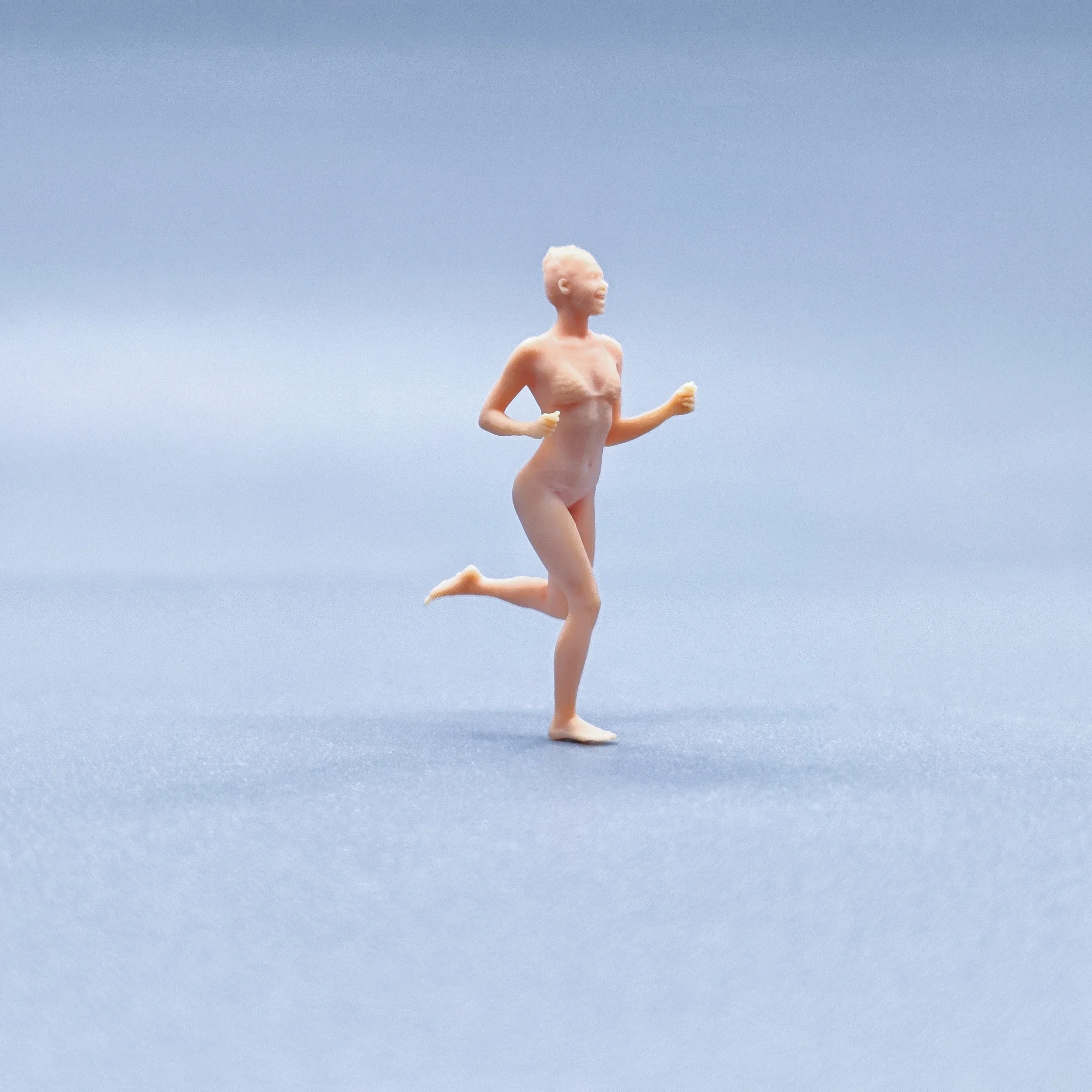 1/64 1/43 Figurines Scale Model Resin Running Bikini Girl Uncolored Miniatures Diorama Hand-painted V913