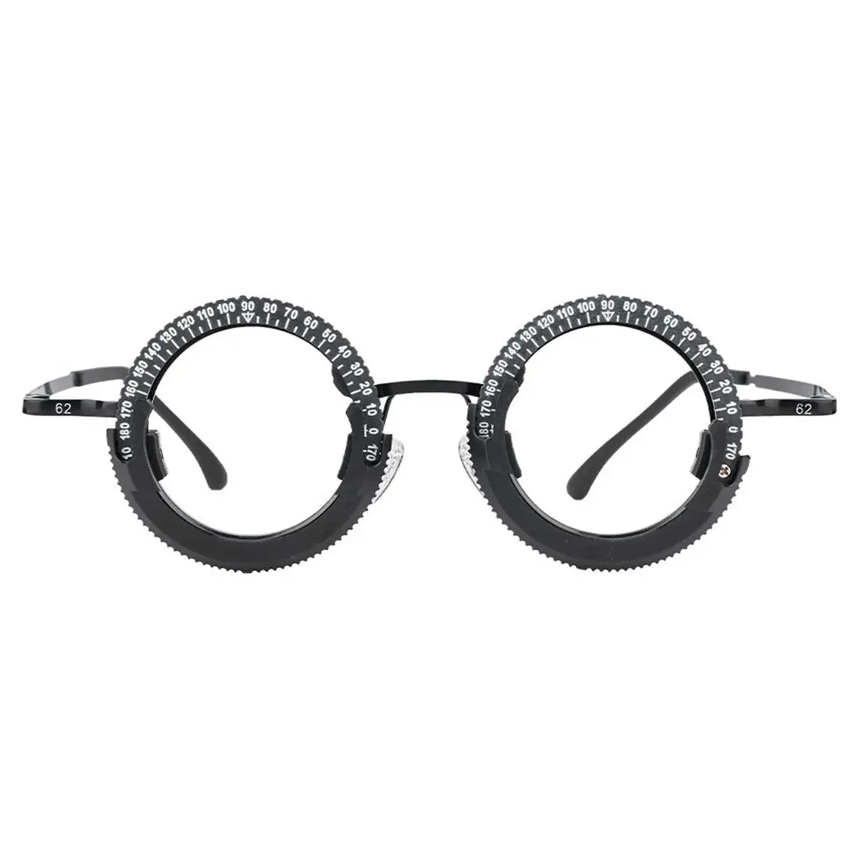 A24I Trial Frame, Glasses Optometry Frame, Stainless Steel Temples, Comfortable and Non-Slip Nose Pads, Insert Frame